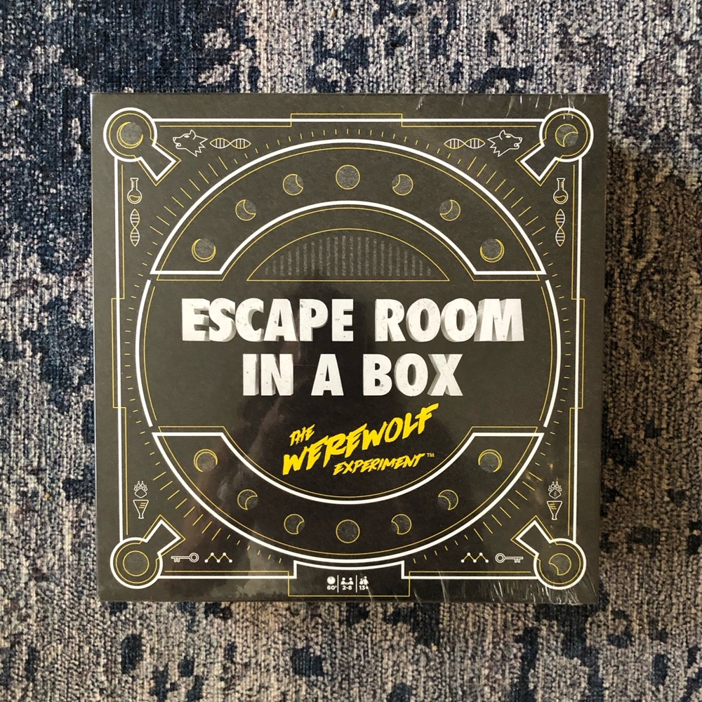 NWT Escape Room in a Box | Werewolf Experiment Game